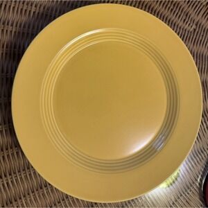 VINTAGE Homer Laughlin Harlequin YELLOW Dinner Plate 10" BEFORE FIESTA